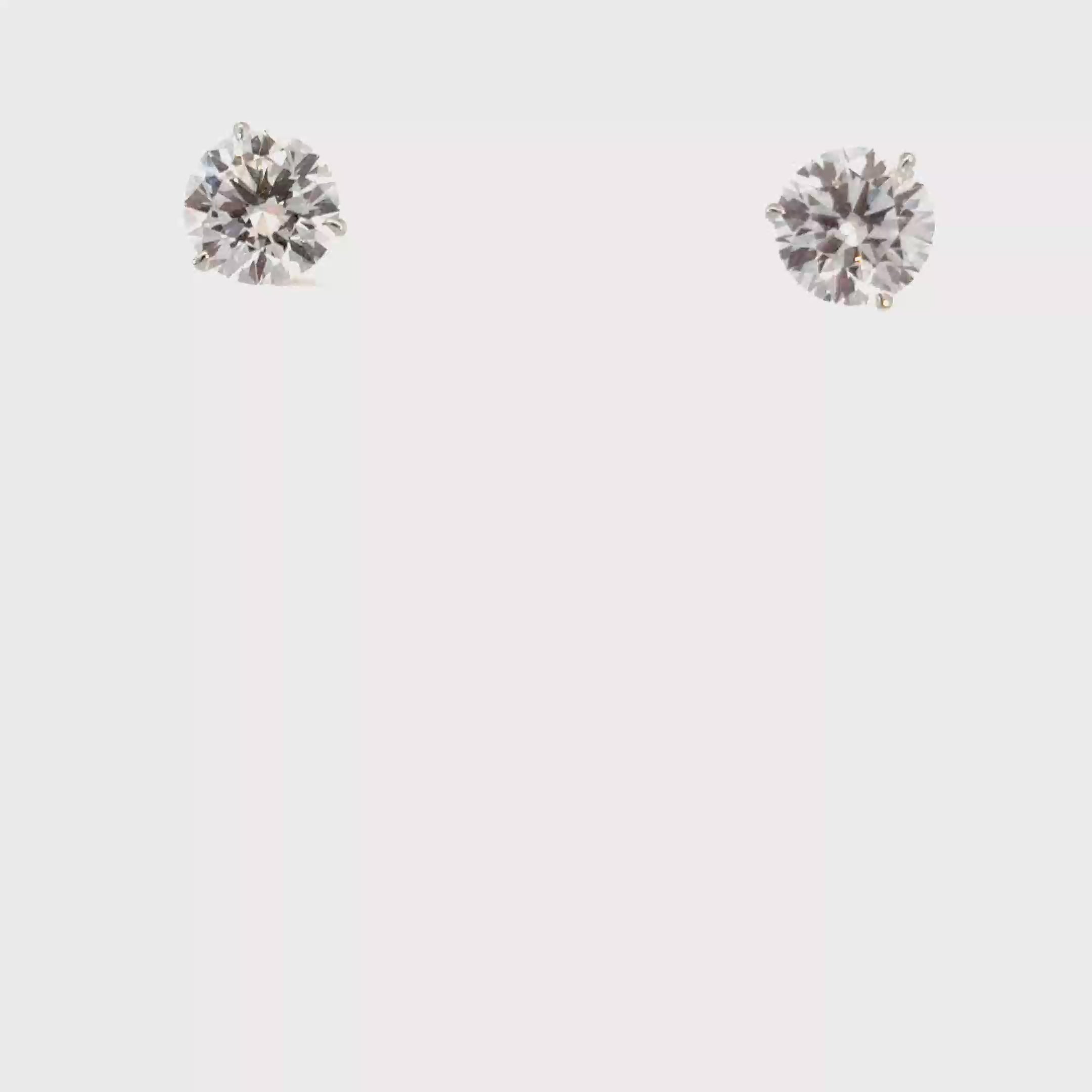 Solitaire Studs 4CT