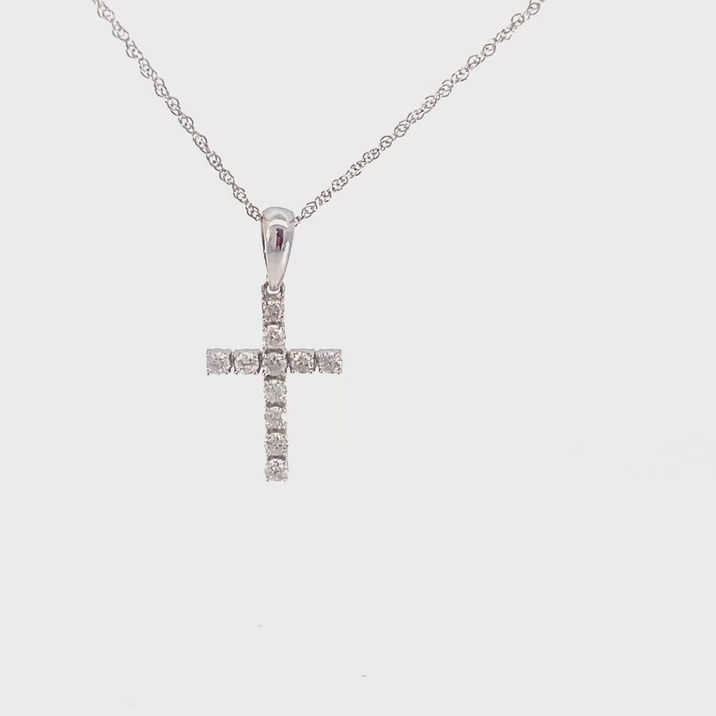 Diamonds Cross Necklace