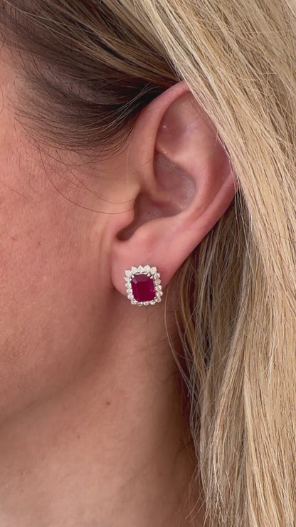 Imperial Ruby Earrings