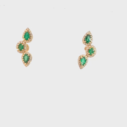 Miriam Emerald Earrings