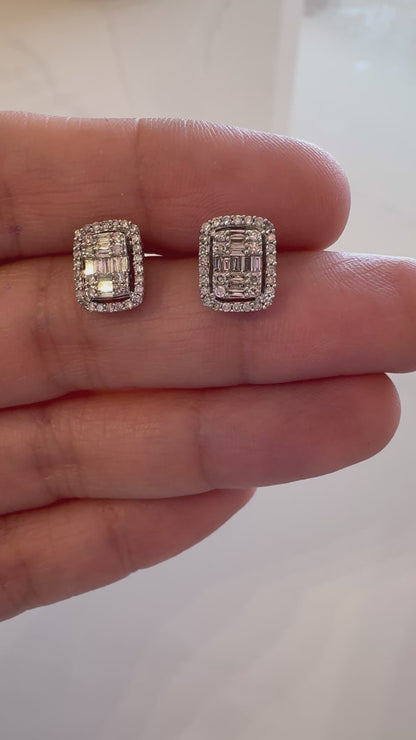Baguette Studs