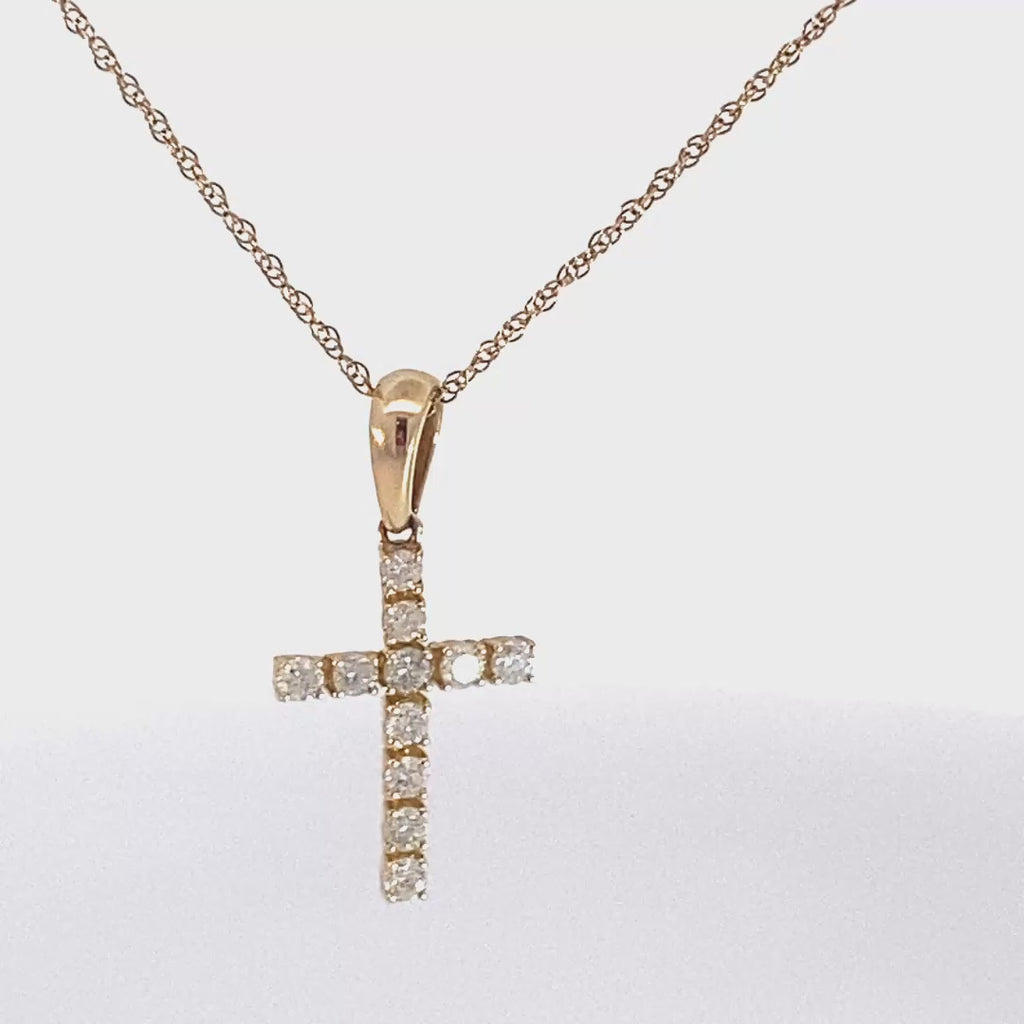 Diamond Cross Necklace