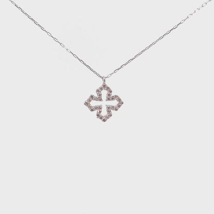 DIAMOND CROSS NECKLASE