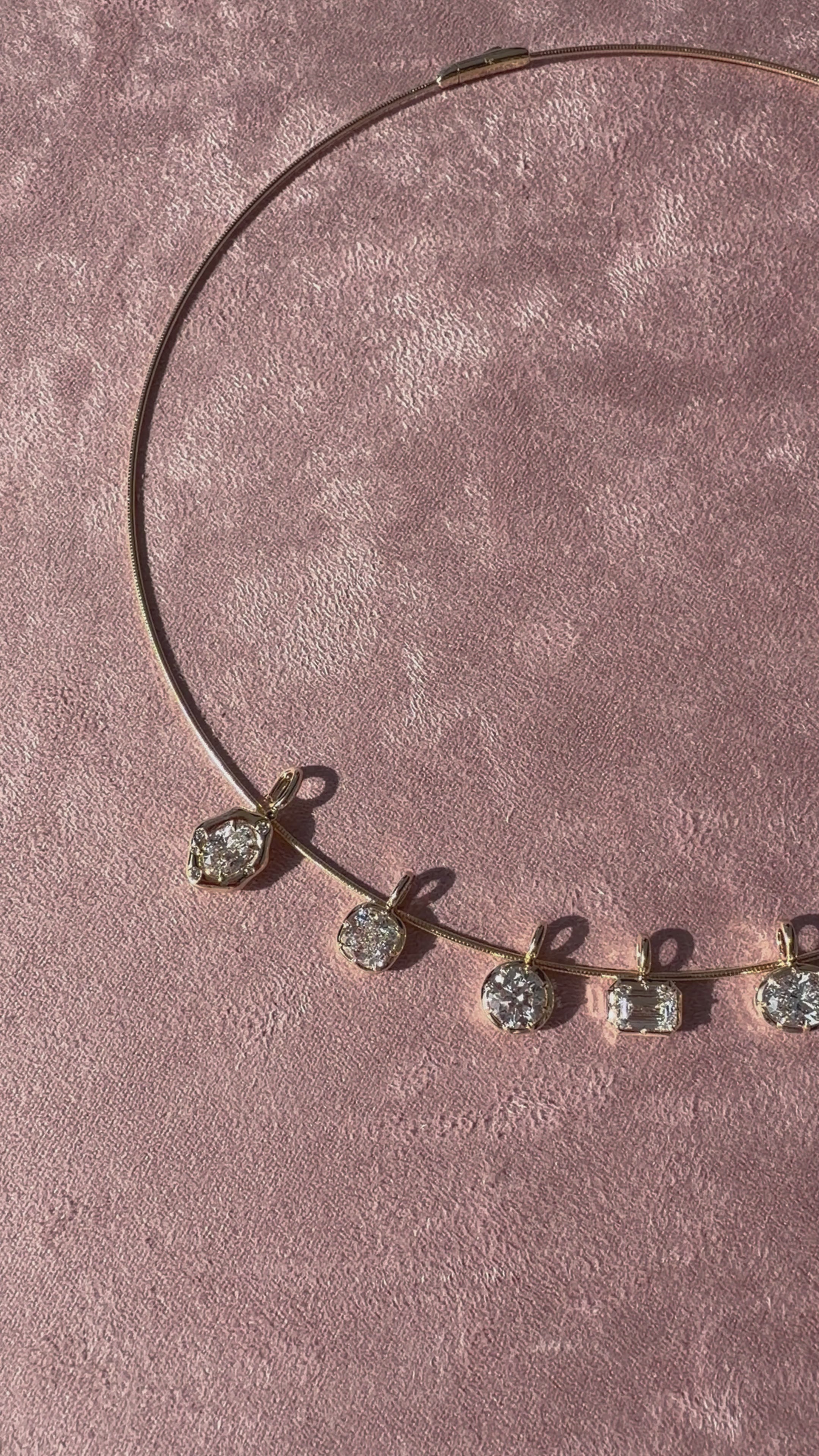 Oval charm