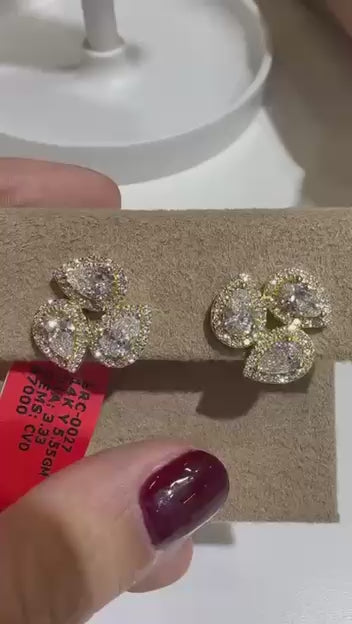 3 Multidiamond Studs