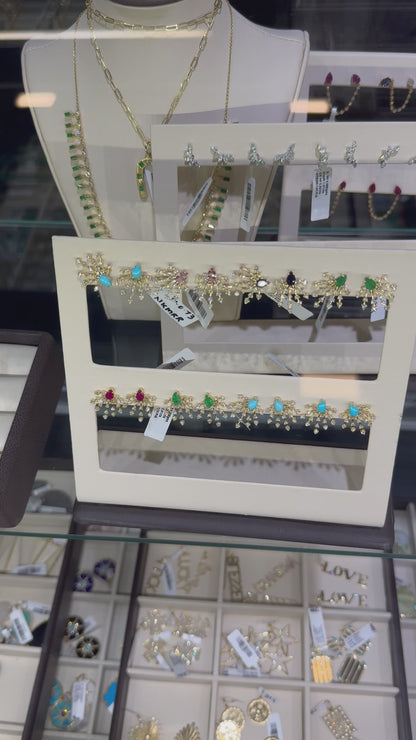 Miriam Emerald Earrings