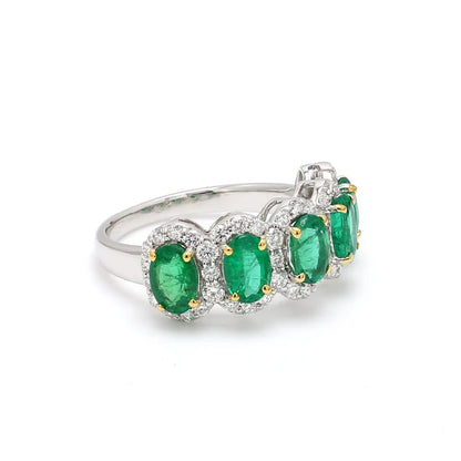 Emerald Oval Ring