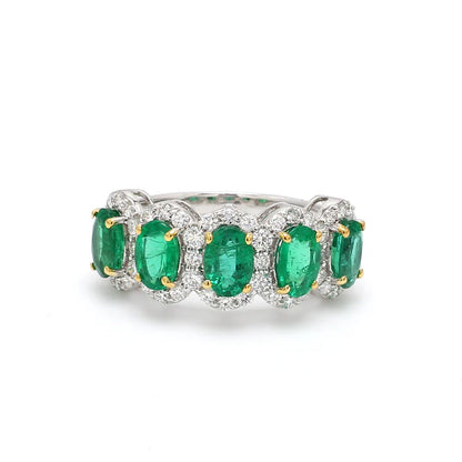 Emerald Oval Ring