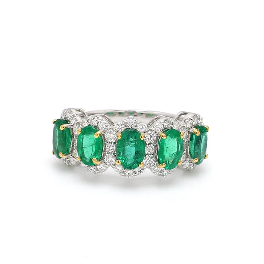 Emerald Oval Ring